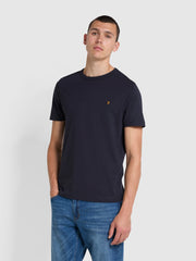 Danny T-shirt ajustée en coton biologique - True Navy