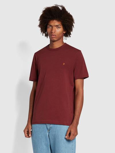Men's Farah Eddie Crew T-Shirt in Green