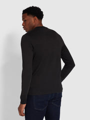 Worthington T-Shirt ajustée à manches longues en coton biologique - Black