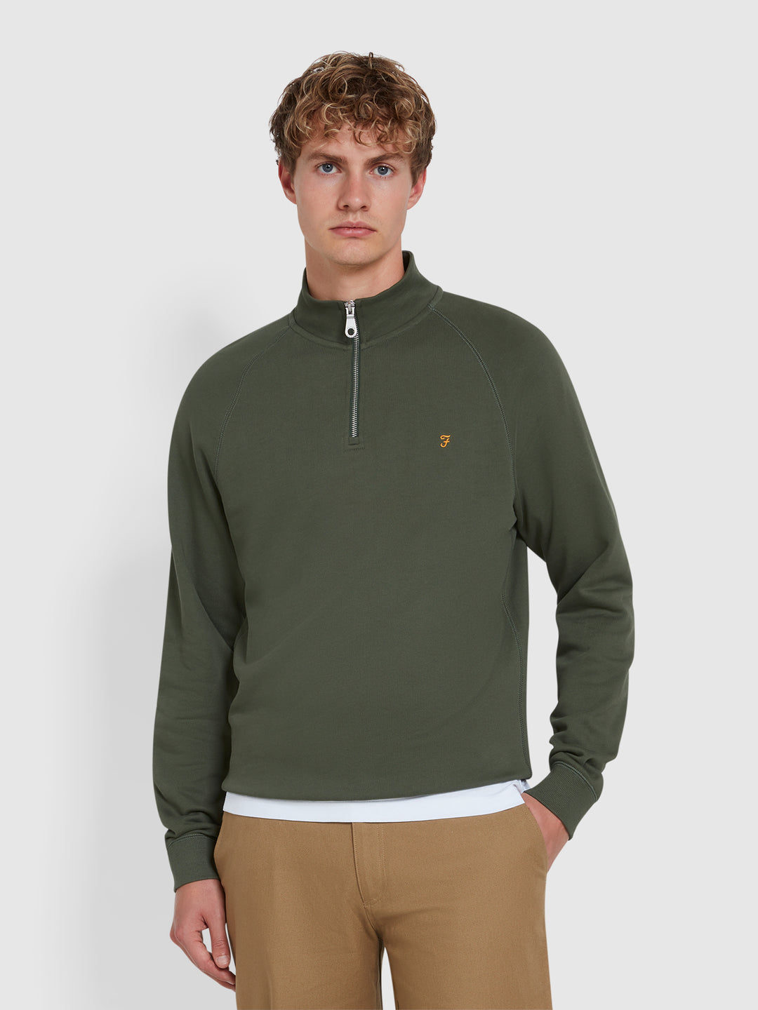FARAH/ファーラー】Printed Graphic Crewneck Sweatshirt