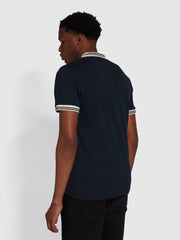 Stanton Slim Fit Poloshirt aus Bio-Baumwolle in True Navy