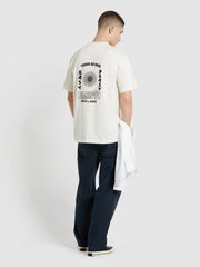 Moore Graphic Print T-Shirt In Ecru