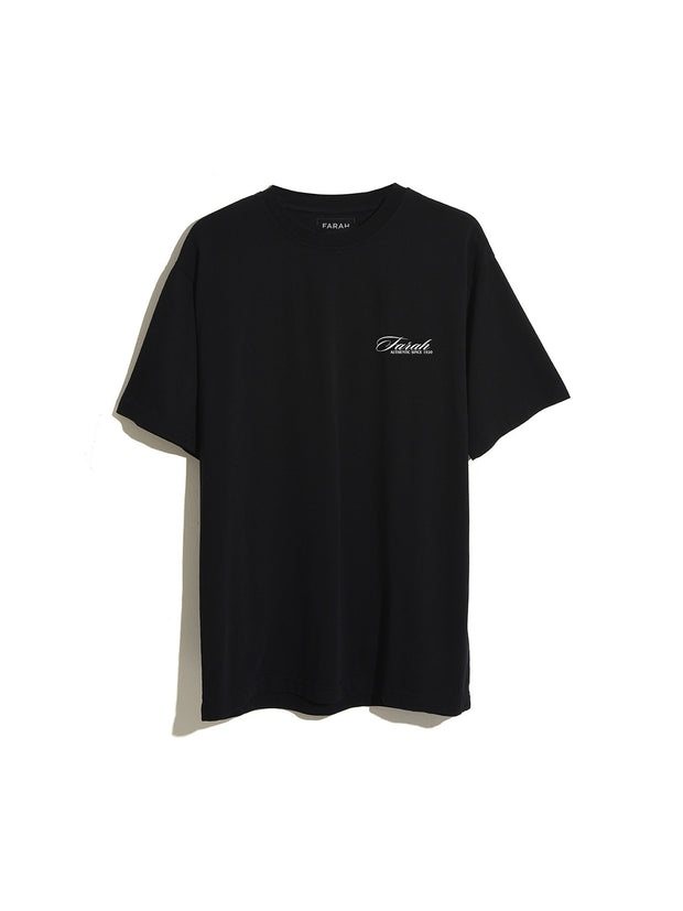 Byron Graphic T-Shirt (Black) Front Flat