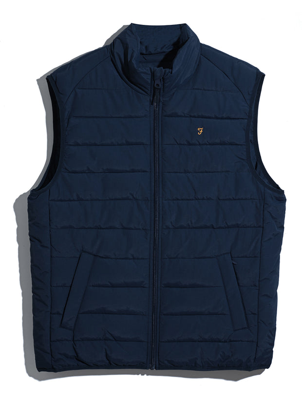 Kennedy Wadded Gilet (Yale) Flat