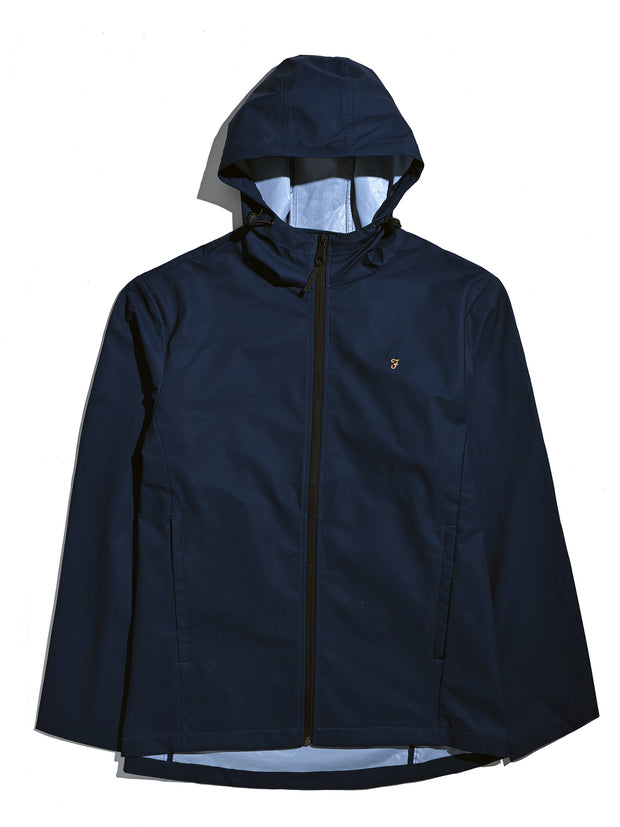 Rhodes Hooded Jacket (Yale) Flat