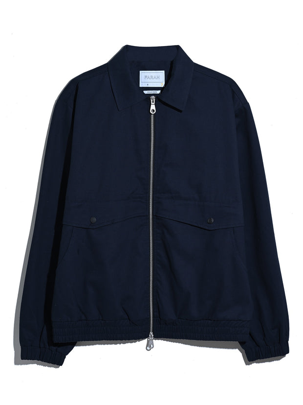 Tyler Blouson Jacket (True Navy) Flat