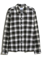 Lavelle Check Overshirt (Black Brown) Flat