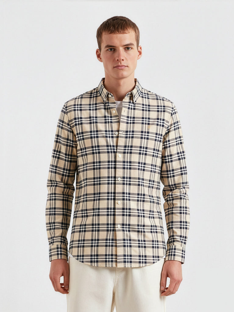 Brewer Check Oxford Shirt Birch