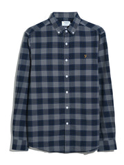 Brewer Check Oxford Shirt (Yale) Flat