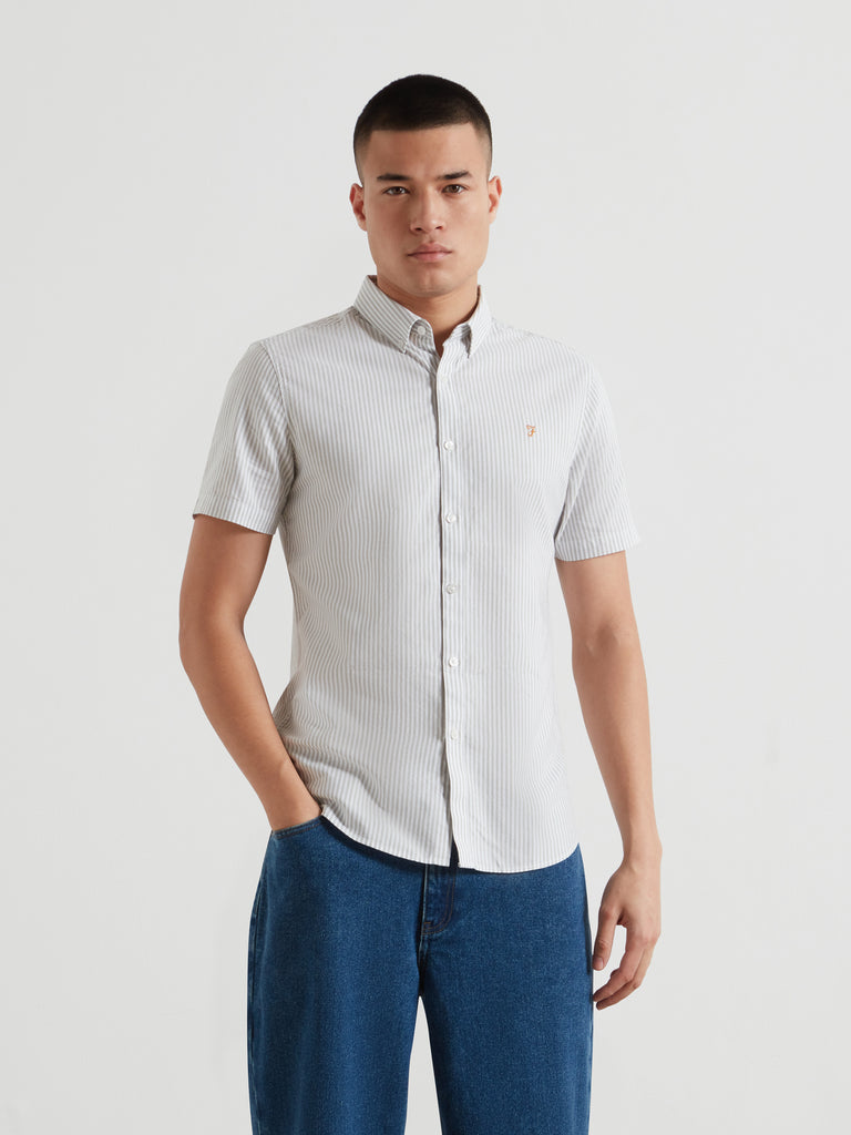 Brewer Stripe Short Sleeve Shirt Balsam