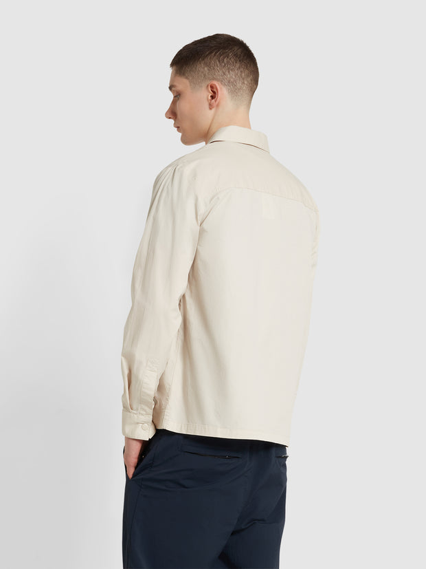 Kelly Relaxed Fit Overshirt In Fog