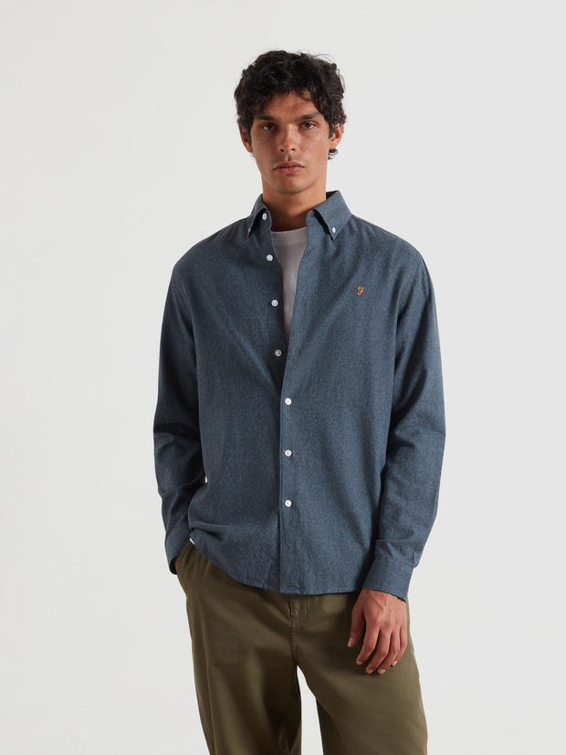 Ali Shirt (Chalk Blue) Front