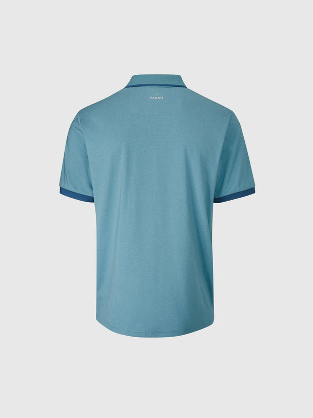 Addison Golf Polo Shirt In Dusky Blue