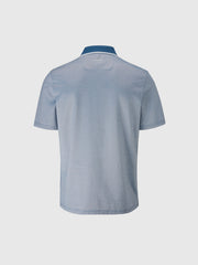 Nelson Golf Polo Shirt In Dusky Blue