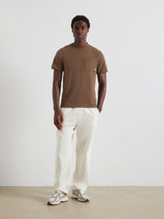 Stacy Pocket T-Shirt (Clove Brown) Styled