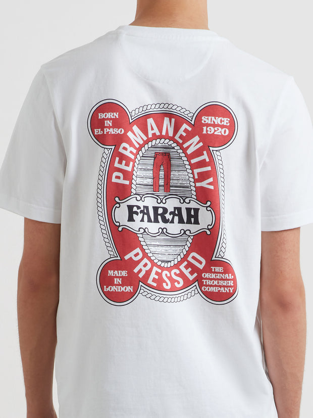 Hawthorne Graphic T-Shirt (White) Back Detail