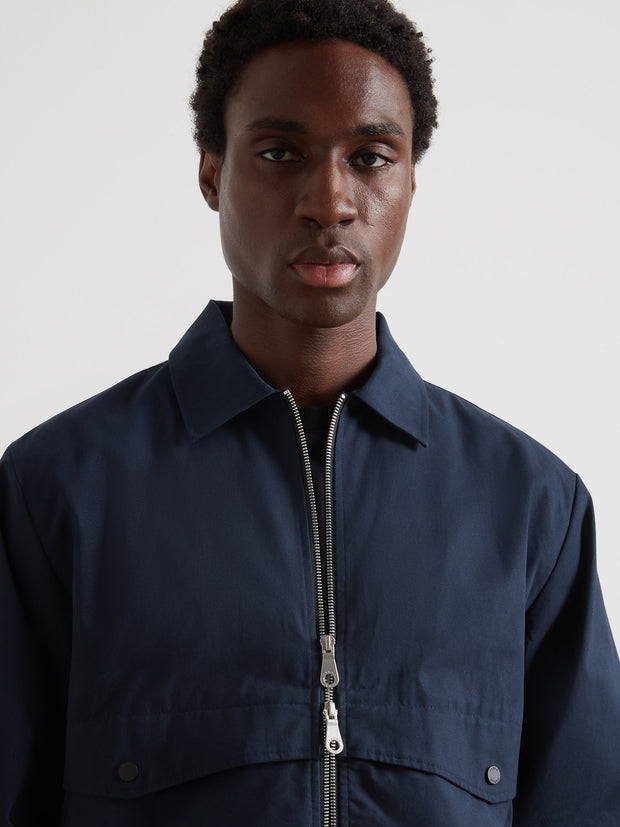 Tyler Blouson Jacket (True Navy) Detail