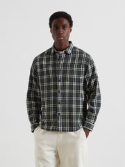 Hardaker Check Overshirt (Rosemary) Front