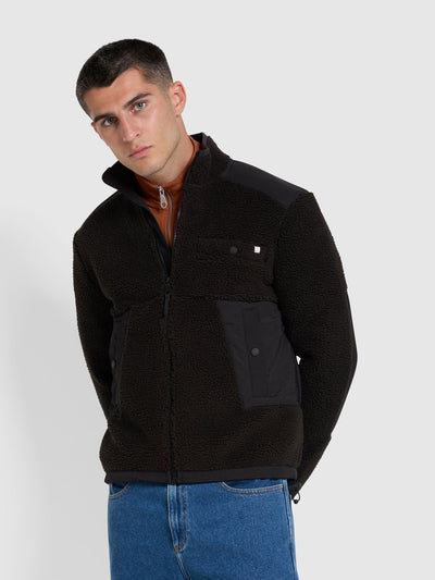 Glasper Fleece Sweatshirt In Black