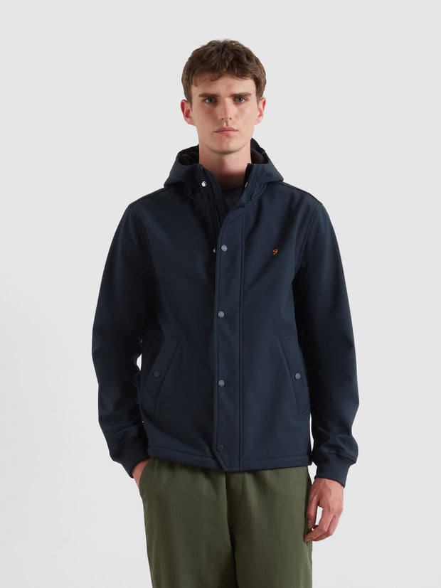 Brydon Softshell (True Navy) Front