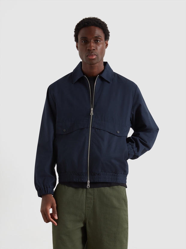 Tyler Blouson Jacket (True Navy) Front