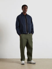 Tyler Blouson Jacket (True Navy) Styled