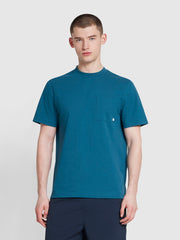 Stacy Regular Fit Chest Pocket T-Shirt In Croft Green