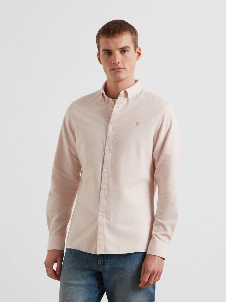 Steen Regular Fit Shirt Floral Marl