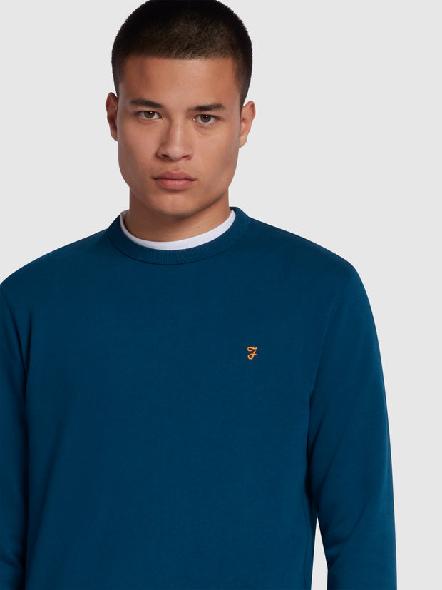 Tim Sweatshirt In Green | Farah® Online