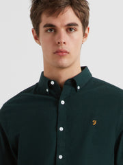 Steen Casual Fit Shirt (Woodland Pine Marl) Detail