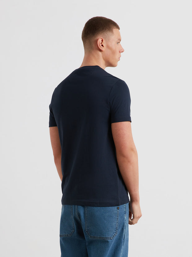 Barnet T-Shirt (True Navy) Back