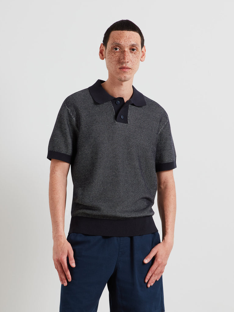 Birch Knitted Polo Shirt True
