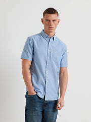 Boxworth Short Sleeve Shirt (Regatta Blue) Front