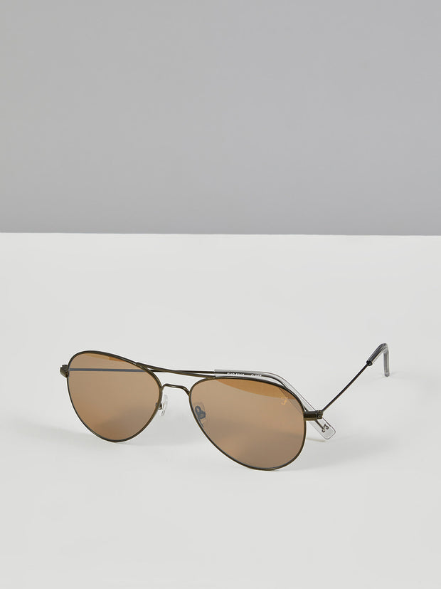 Lunettes de soleil aviateur - Vintage Green