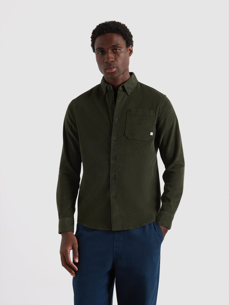 Spencer Casual Fit Corduroy Shirt Rosemary