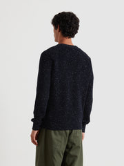 Sage Nepped Sweater (True Navy) Back