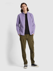 Bowery Casual Fit Long Sleeve Shirt In Lavender Sunrise
