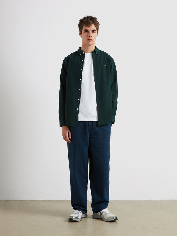 Steen Casual Fit Shirt (Woodland Pine Marl) Styled