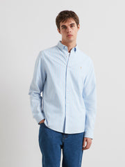 Timoney Striped Shirt (Sky Blue) Front