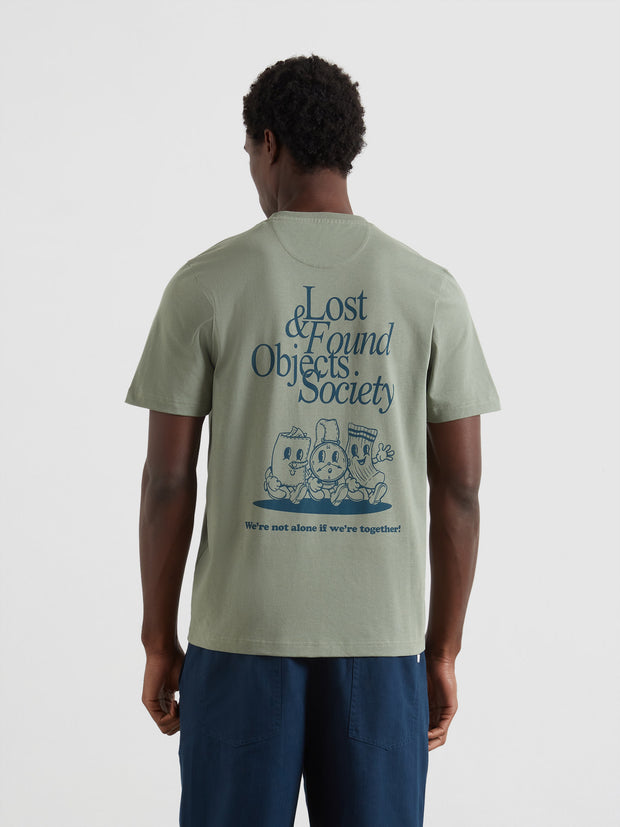 Marcham Graphic T-Shirt (Tarragon Green) Back