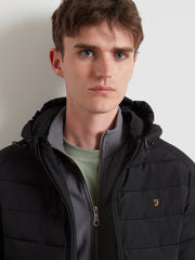 Kennedy Wadded Coat (Black) Detail