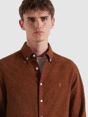 Ali Shirt (Burnt Ochre) Detail