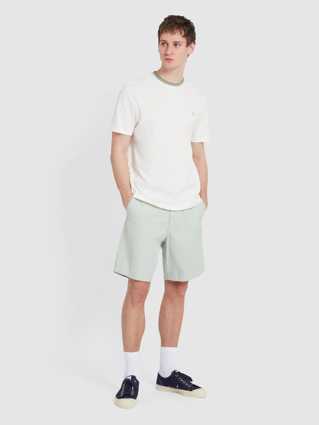 Sepel Twill Shorts In Grove Green
