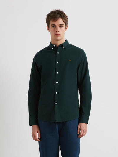 Steen Casual Fit Shirt (Woodland Pine Marl) Front