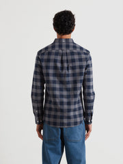 Brewer Check Oxford Shirt (Yale) Back