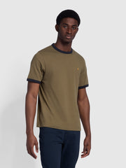 Groves Regular T-Shirt In Olive Green
