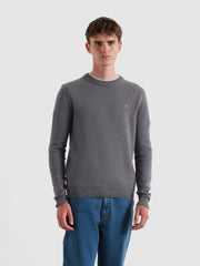 Maidstone Lambswool Sweater (Grey Shade) Front
