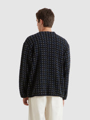 Danby Full Zip Sweatshirt (True Navy) Back