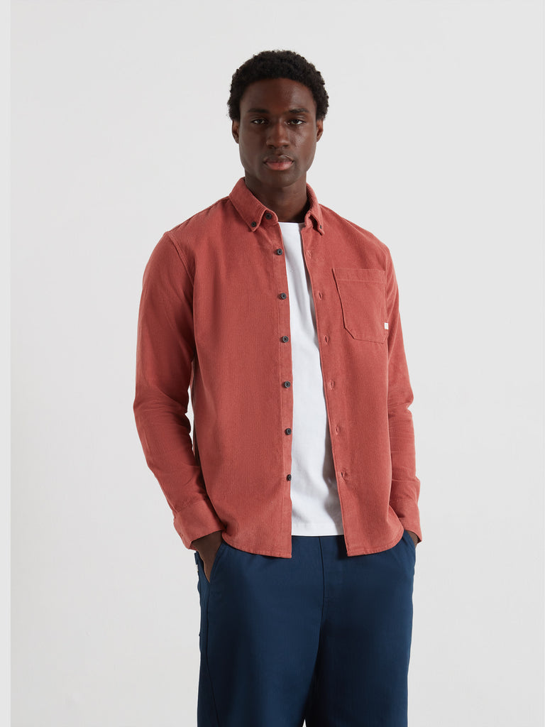 Spencer Casual Fit Corduroy Shirt Varsity
