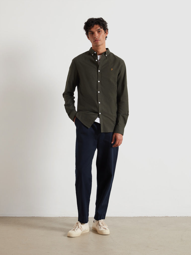 Hawtin Relaxed Tapered Fit Full Length Trousers True